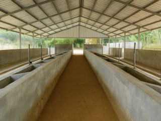 Dijual Kandang Sapi Siap Huni + Lahan Luas Bonus Kebun Durian