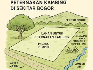 Usaha Peternakan Kambing Skala Kecil Mencari Lahan 5001000 m² di Sekitar Bogor
