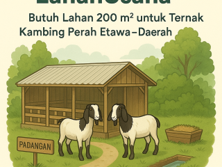 Lahan usaha untuk peternakan kambing
