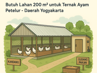 Dicari sewa tanah untuk ternak ayam petelur area sleman
