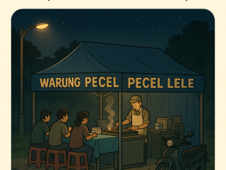 Dibutuhkan lahan pinggir jalan untuk jualan pecel lele malam hari, Rengel, Tuban