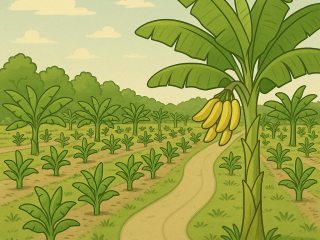Kelompok tani mencari lahan untuk menanam pisang cavendis, Bojonegoro