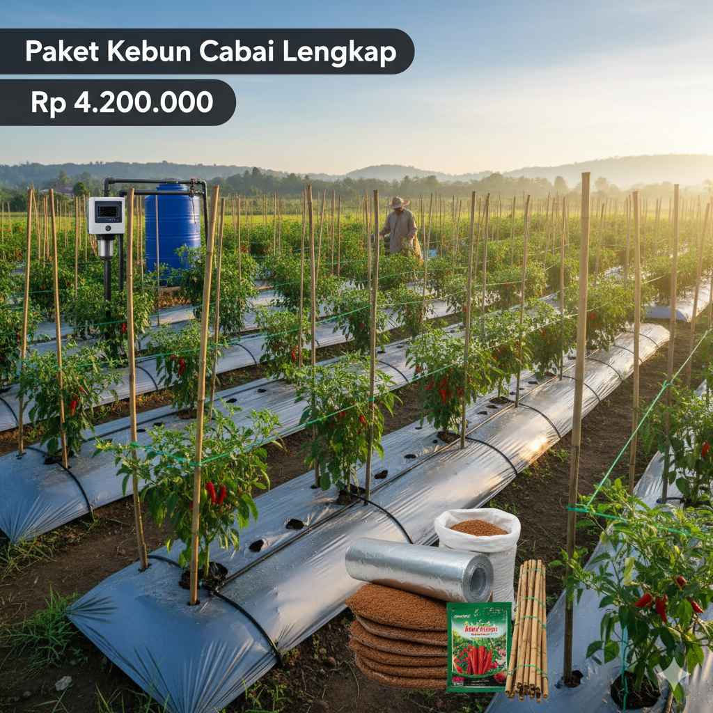 Paket Kebun Cabai Lengkap