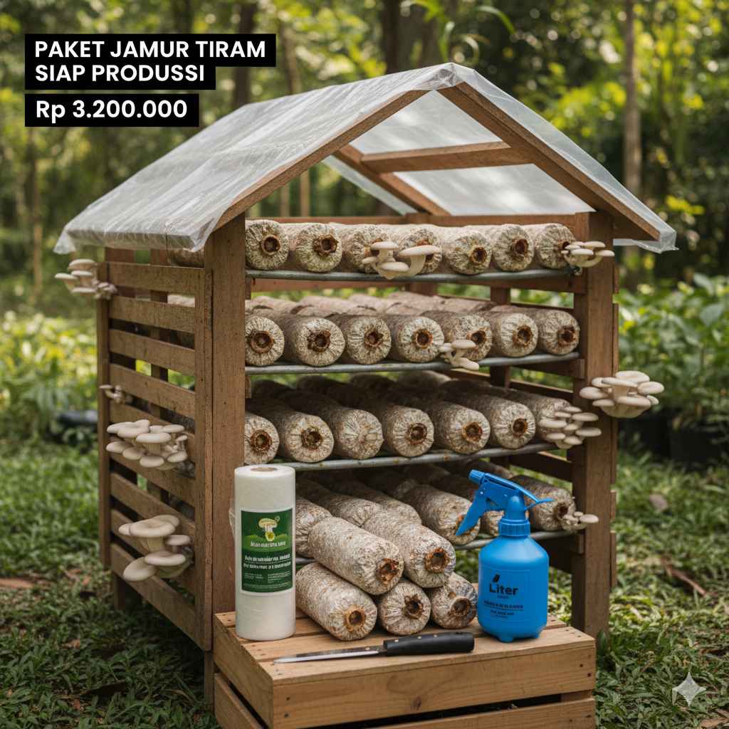 Paket Jamur Tiram Siap Produksi