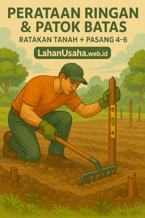Perataan & Patok Batas